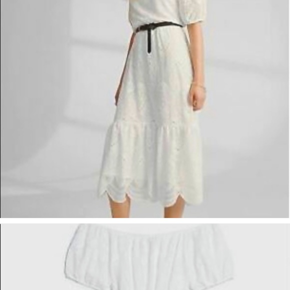 NWT Express off shoulder eyelet dress - Picture 3 of 7